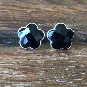 Authentic tous onyx earrings